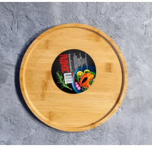 8822 Піднос бамбуковий 24*24*1 см - фото