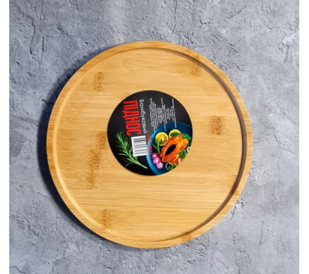 8822 Піднос бамбуковий 24*24*1 см - фото