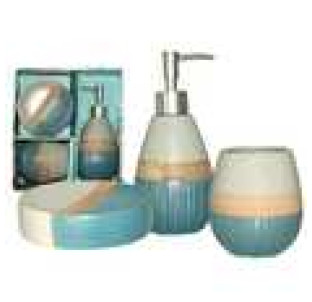 887-07-01 Набір аксесуарів для ванної кімнати Luxury, 3пр - фото