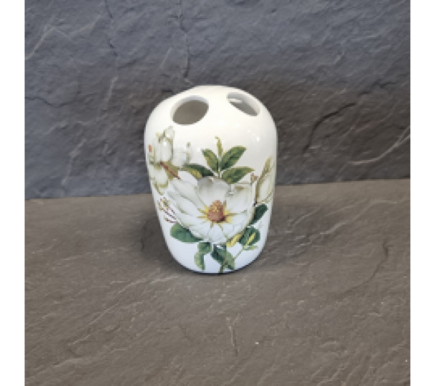 888-06-004/4 Підставка для зубних щіток  Магнолія (без подарункової упаковки) - фото