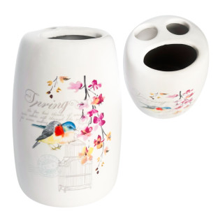888-06-009/4 Підставка для зубних щітокПташка (без подарункової упаковки) - фото