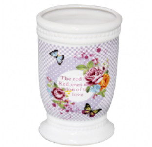 888-092 Стакан Півонія 6,5х7,5х11,5см 260мл - фото