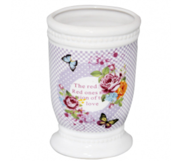 888-092 Стакан Півонія 6,5х7,5х11,5см 260мл - фото