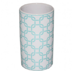 888-117 Стакан Блакитна геометрія 6,5х11,5см 260мл - фото