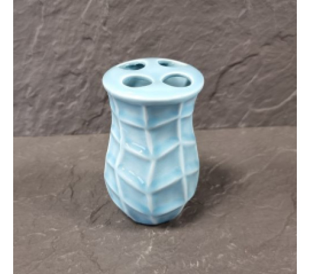 888-140/4 Підставка для зубних щіток Класика однотон (без подарункової упаковки) - фото