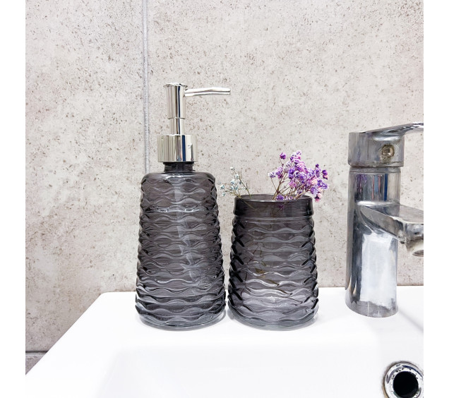 888-165 Набір аксесуарів для ванної кімнати, 2пр (400мл, 340мл) - фото 4