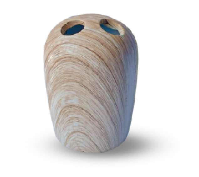 889-06-002/3 Підставка для зубних щіток  Бук (без подарункової упаковки) - фото