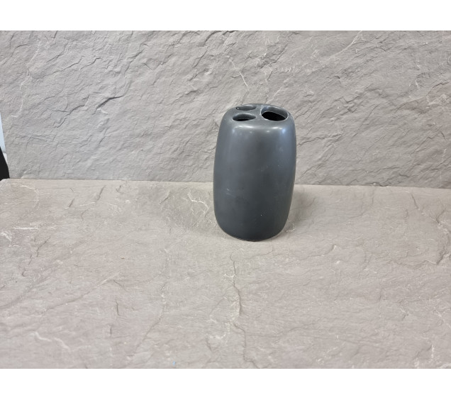 889-06-004/3 Підставка для зубних щіток Чорний (без подарункової упаковки) - фото