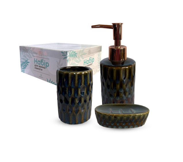 899-1 Набір для ванної кімнати 3 пр ONE - фото