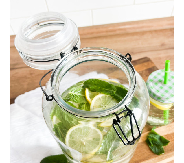 9036-1 Лимонадник 4л на метал. стійці Лофт - фото 1