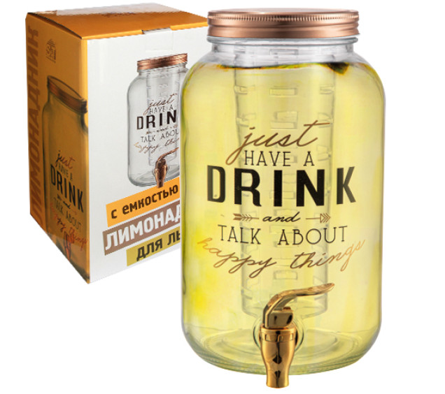 9037-03 Лимонадник з ємністю для льоду 3,6л - фото