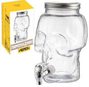 9037-04 Лимонадник Череп 2,9л - фото