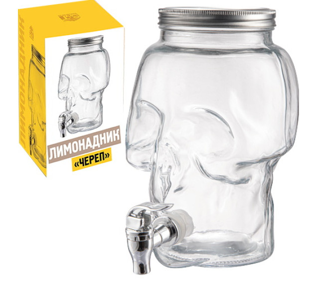 9037-04 Лимонадник Череп 2,9л - фото