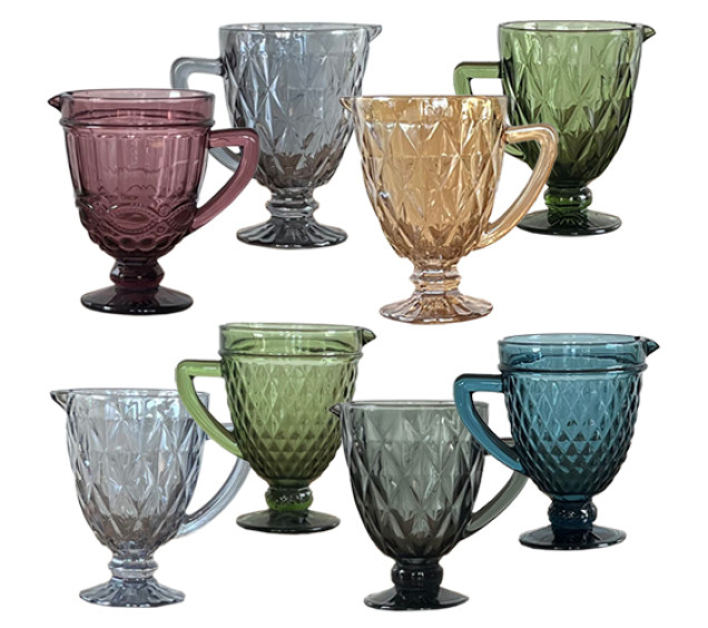 9051-9054 Графін мікс 1,1л  (без упаковки) - фото