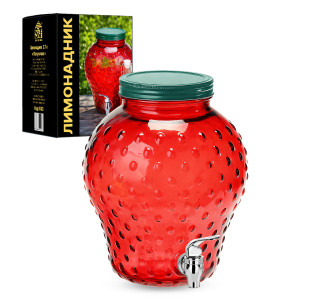 9143 Лимонадник 3.7 л « Полуничка » - фото