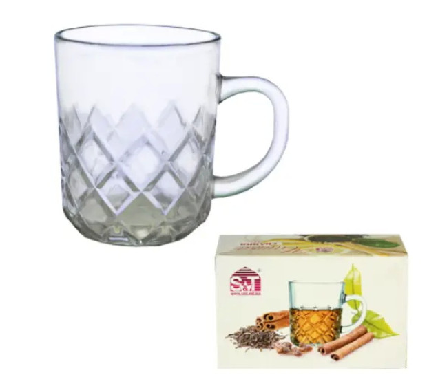 9304-1 Чашка скляна 260мл - фото