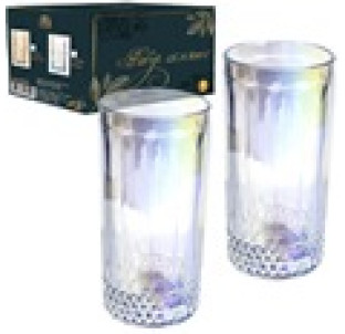 9438 Набір склянок 6шт. Crystal алмаз 400мл - фото