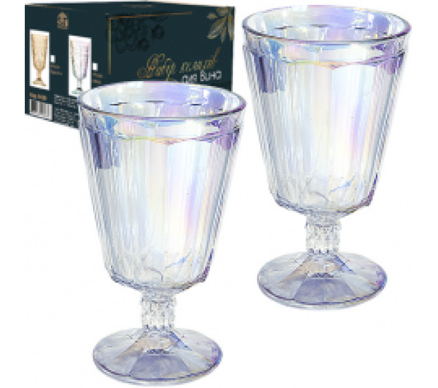 9440 Набір келихів для вина 6шт Crystal алмаз 340мл - фото