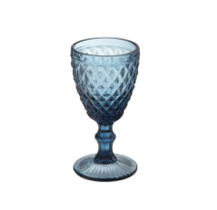 9444-2 Келих для вина Аргайл кобальт 240мл - фото