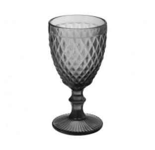 9445-4 Келих для вина Аргайл графіт 320мл - фото