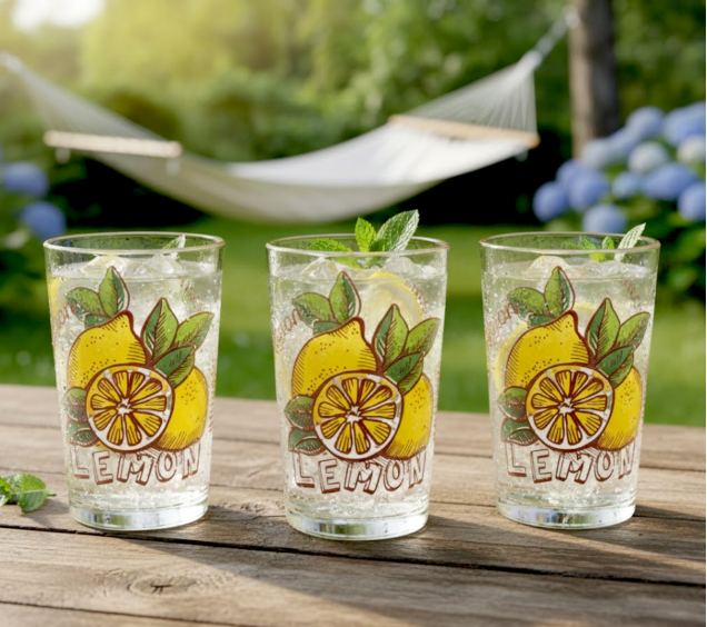 945-7 Набір склянок 6шт "Лимон" 210 мл - фото 1