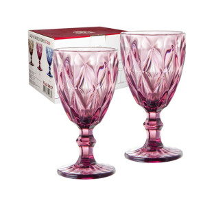 9457 Набір келихів для вина 6шт Грані бордо 320мл - фото