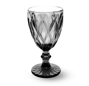 9459-4 Келих для вина 260мл Грані графіт - фото