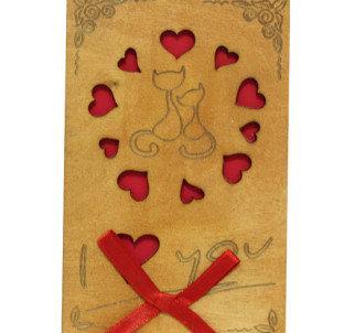 95402-05 Листівка I LOVE YOU Love is 95*145мм - фото