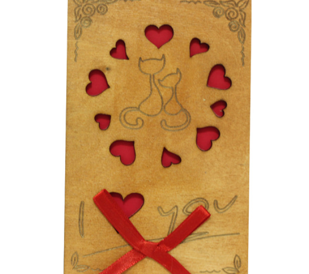 95402-05 Листівка I LOVE YOU Love is 95*145мм - фото