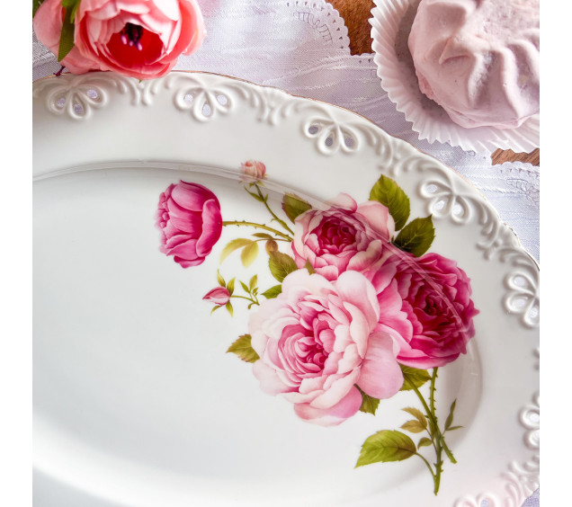 98702 Блюдо овальне 12' Бант (29,4*21см) - фото 2