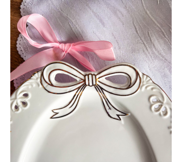 98702 Блюдо овальне 12' Бант (29,4*21см) - фото 3