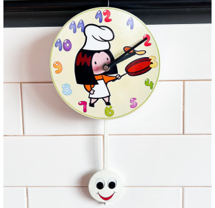 01-222 Годинник настінний Кухарчук 19*35*4,5см - фото