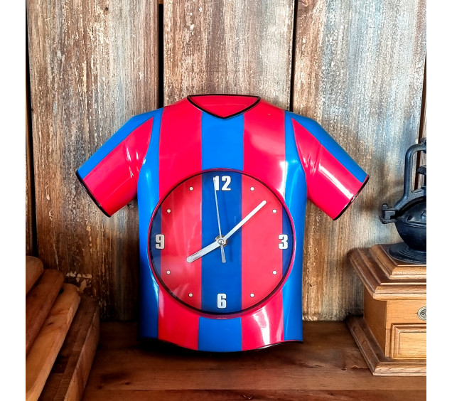 05-015 Годинник настінний Дитячий (Футбольна форма) кварц. Пластик (33*5*28) - фото