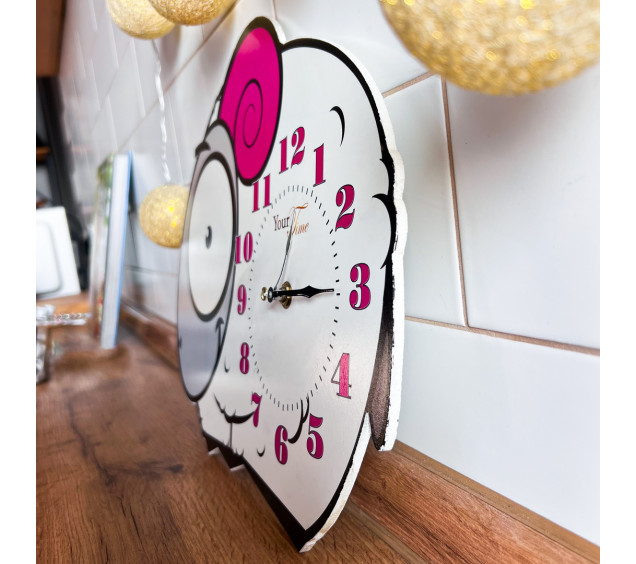 05-217 Годинник настінний Овечка дитячий МДФ 34*4,5*28см - фото 2