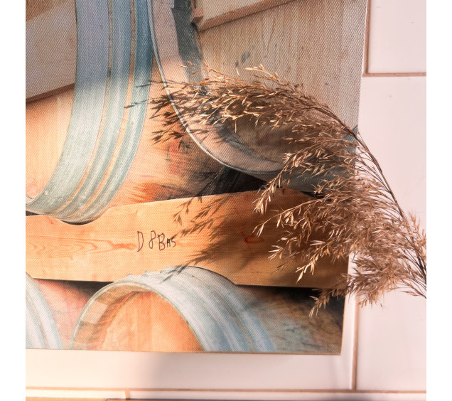 06-304 Годинник настінний на полотні Сонячна Тоскана 30*30см - фото 1