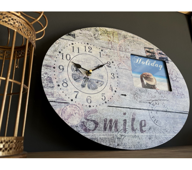 01 11AC025 Годинник настінний з рамкою 40*4,5*30см - фото 2