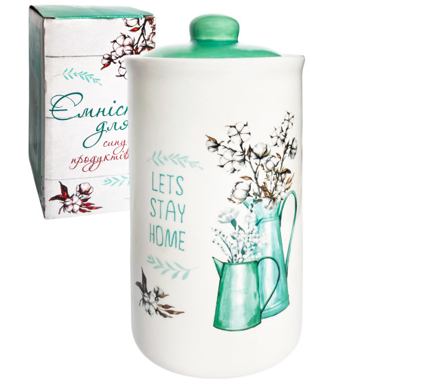 700-10-18 Ємність для сипучих продуктів "Бавовна" 900мл - фото