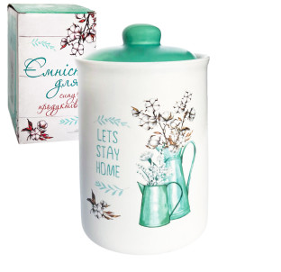 700-11-18 Ємність для сипучих продуктів "Бавовна" 700мл - фото