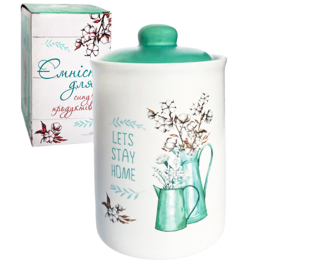 700-11-18 Ємність для сипучих продуктів "Бавовна" 700мл - фото