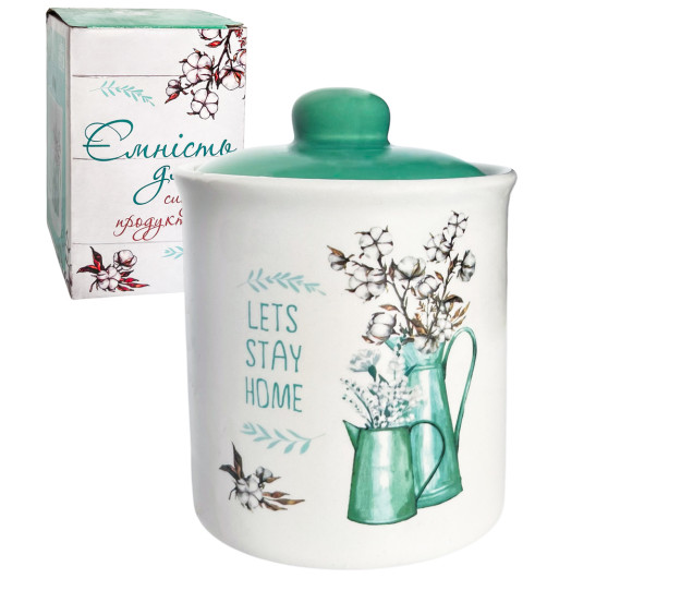 700-12-18 Ємність для сипучих продуктів "Бавовна" 500мл - фото