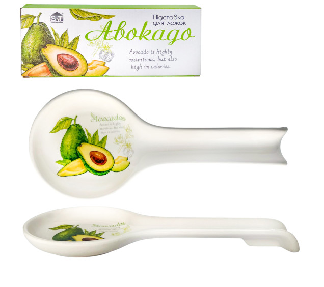 3663-21 Підставка для ложок "Авокадо" (26,5*11*2) - фото