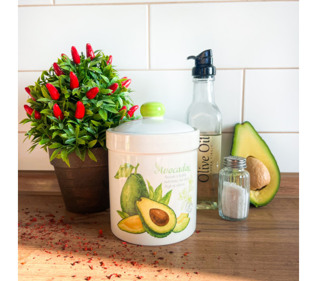 6923-21 Ємність для сипучих продуктів "Авокадо" 940 мл - фото 1