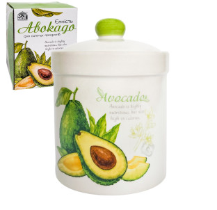6923-21 Ємність для сипучих продуктів "Авокадо" 940 мл - фото