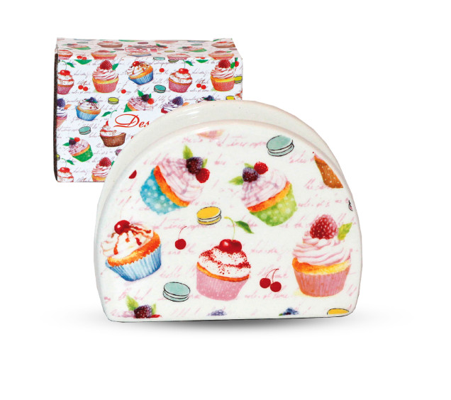 3662-9 Серветниця "Десерт" (довжина-10см, h-8см) - фото