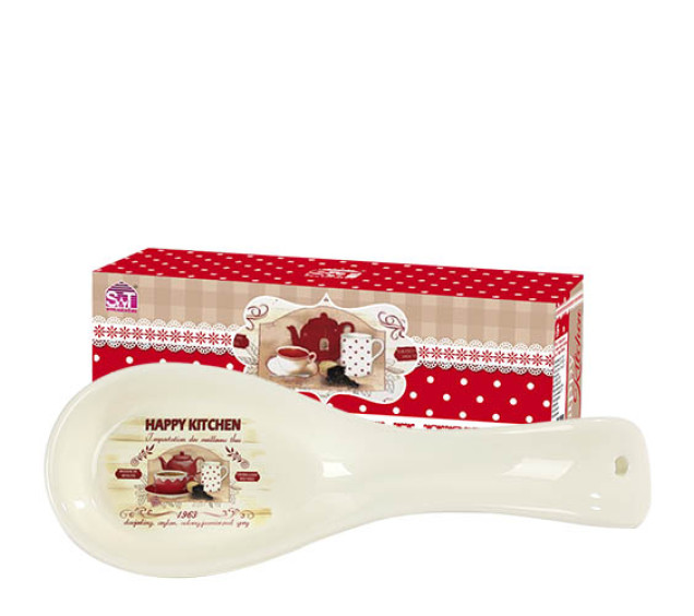 3653-11 Підставка  для ложок "Happy Kitchen" (довжина-23см, h-2,5 см) (60) - фото
