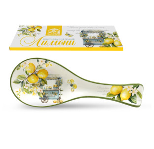 700-01-22 Підставка для ложок 26*9,5*3 "Лимони" - фото