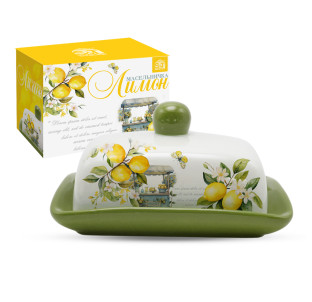 700-02-22 Масельничка 17*12*8см "Лимони" - фото