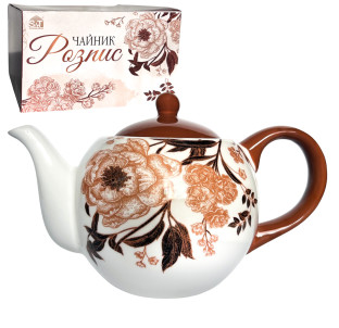 700-00-19 Чайник "Розпис" 900 мл - фото