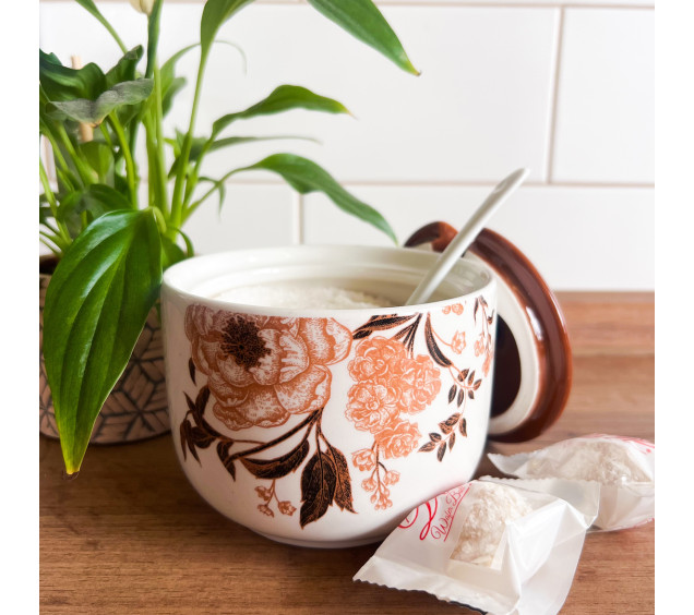 700-03-19 Цукорниця з ложкою "Розпис" 500мл - фото 1