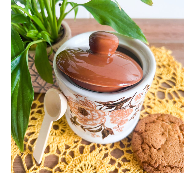 700-04-19 Банка для меду з дерев\'яною ложкою "Розпис" 400 мл - фото 3